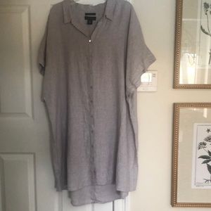 Linen dress/cover-up